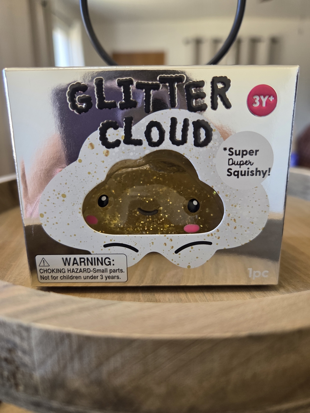 J'adore Glitter Cloud Squishy Toy -  Gold Hard To Find